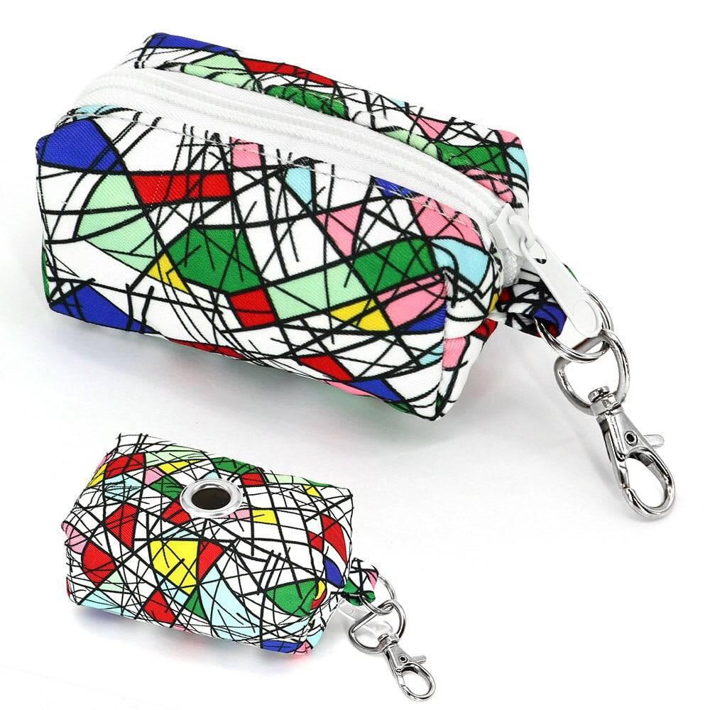 ⭐️Purr. Meow. Woof.⭐️ - Art Deco Poop Bag Holder - Black / No