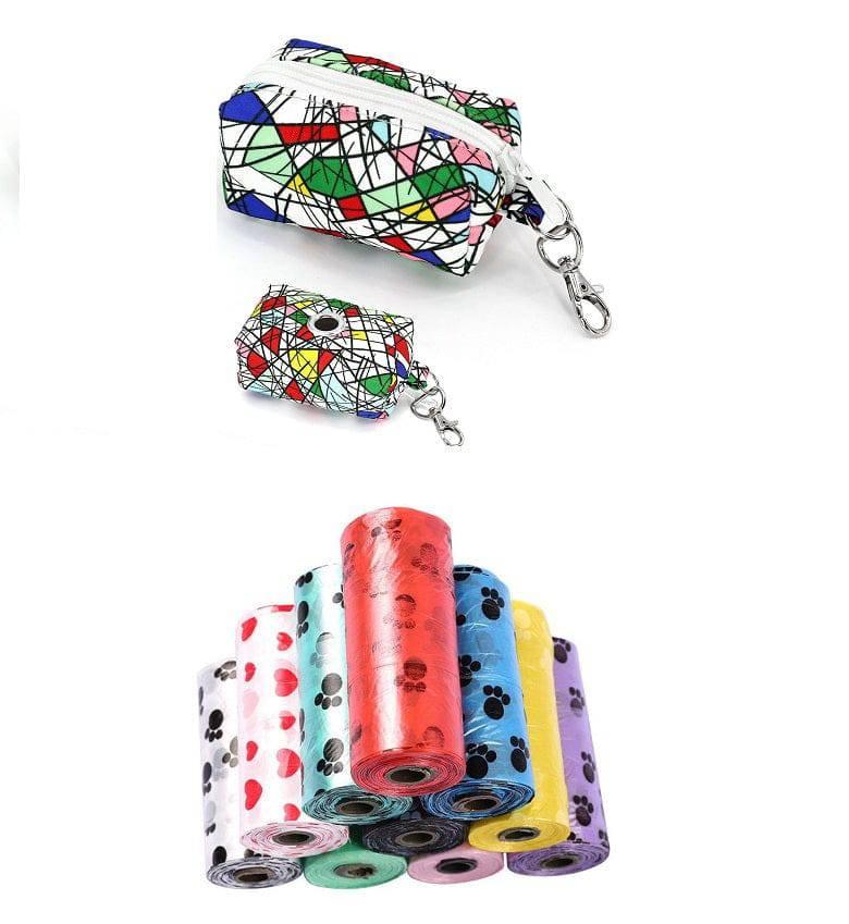 ⭐️Purr. Meow. Woof.⭐️ - Art Deco Poop Bag Holder - Black / Yes