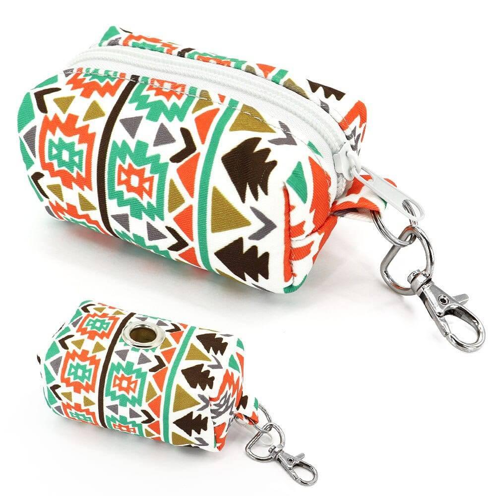 ⭐️Purr. Meow. Woof.⭐️ - Art Deco Poop Bag Holder - Orange / No