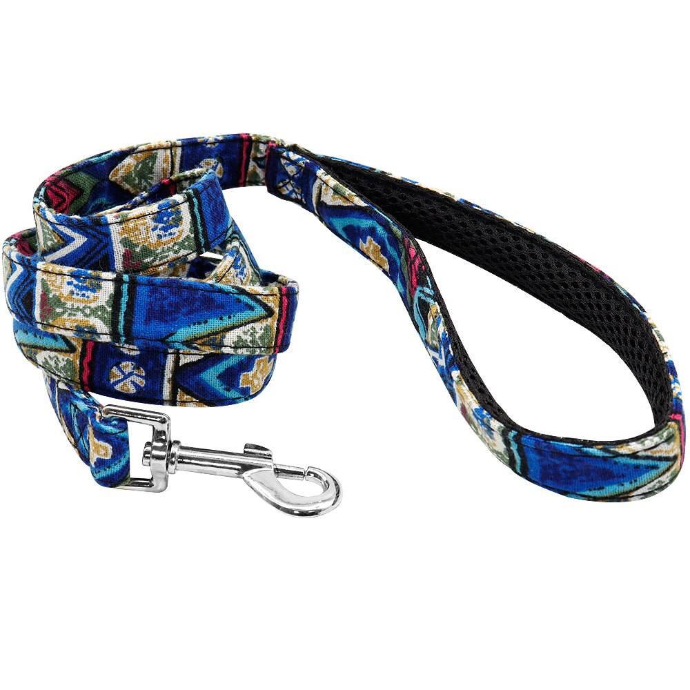 ⭐️Purr. Meow. Woof.⭐️ - Artistic Dog Lead - Blue
