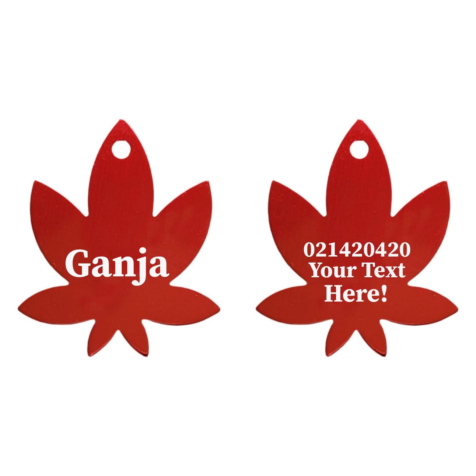 ⭐️Purr. Meow. Woof.⭐️ - Custom Text Mary Jane Dog ID Pet Tag - Firebrick