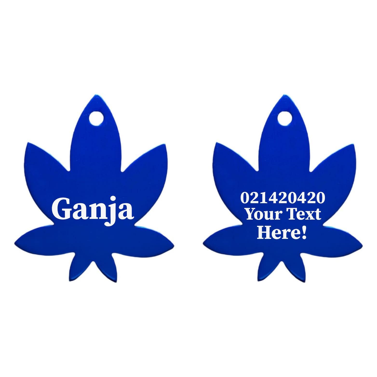 ⭐️Purr. Meow. Woof.⭐️ - Custom Text Mary Jane Dog ID Pet Tag - RoyalBlue