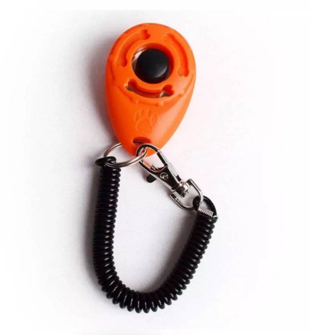 ⭐️Purr. Meow. Woof.⭐️ - Dog Training Clicker - Orange