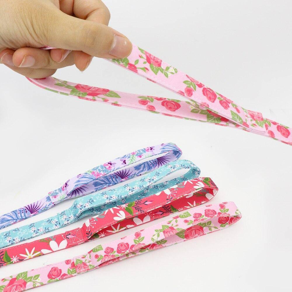 ⭐️Purr. Meow. Woof.⭐️ - Flower Design Dog Lead - PowderBlue