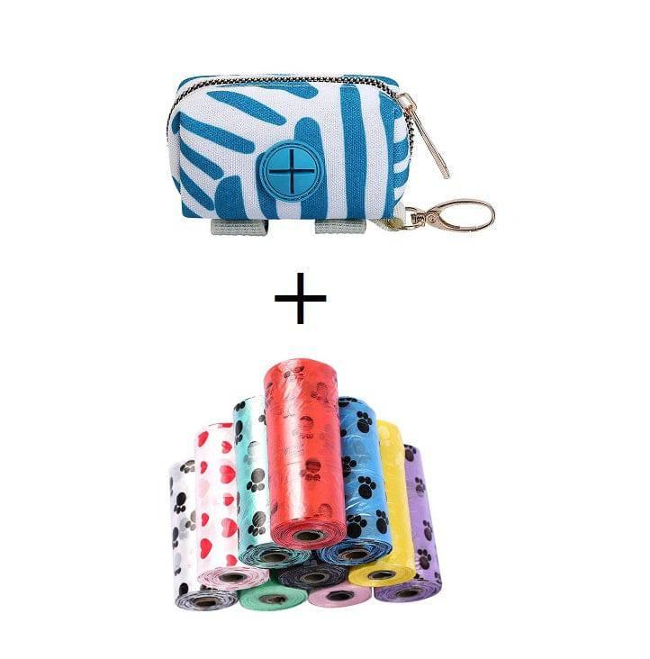 ⭐️Purr. Meow. Woof.⭐️ - Funky Poop Bag Holder - CornflowerBlue / Yes