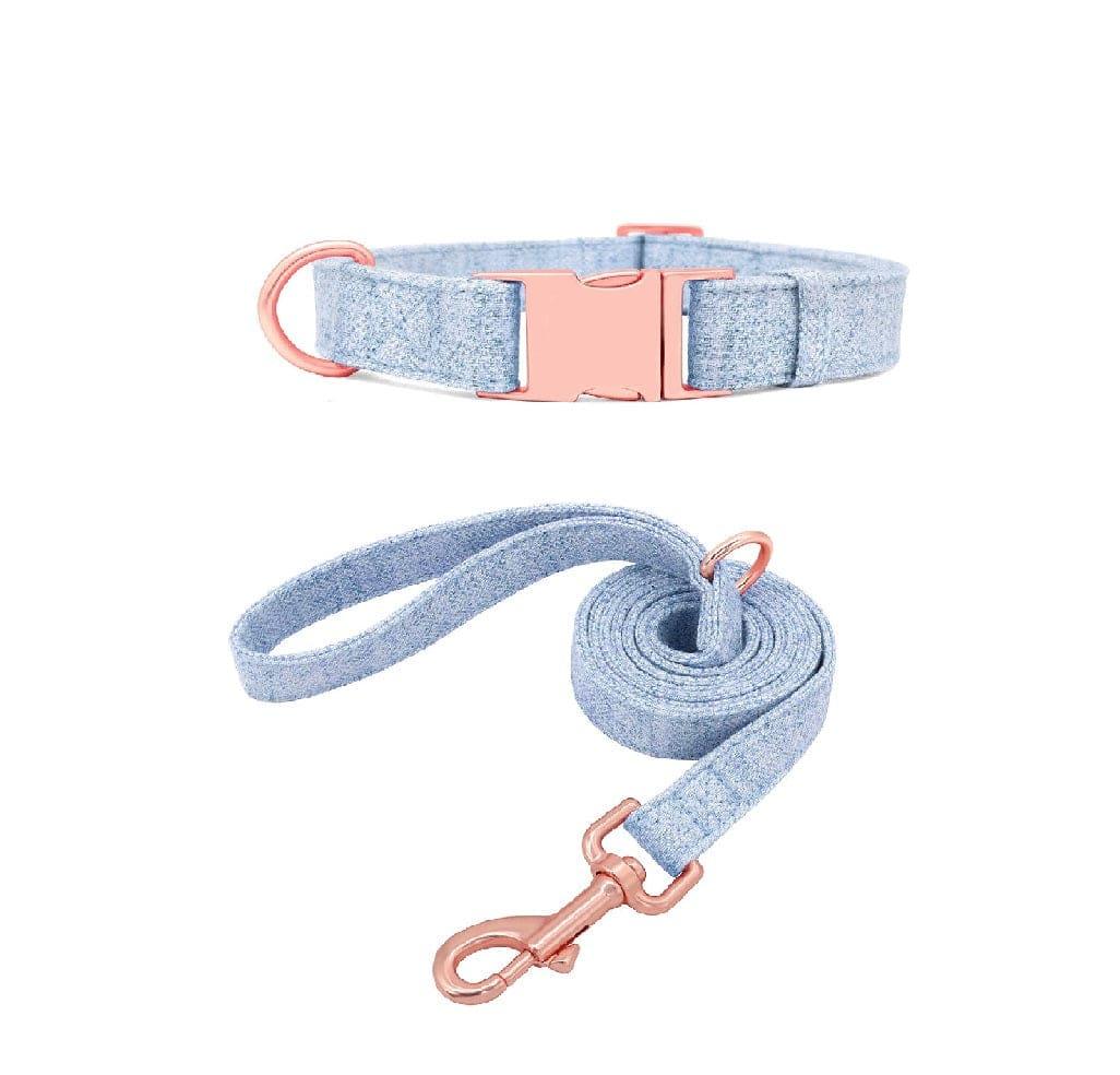 ⭐️Purr. Meow. Woof.⭐️ - Hemp Boutique Dog Collar - LightBlue / S / Yes!