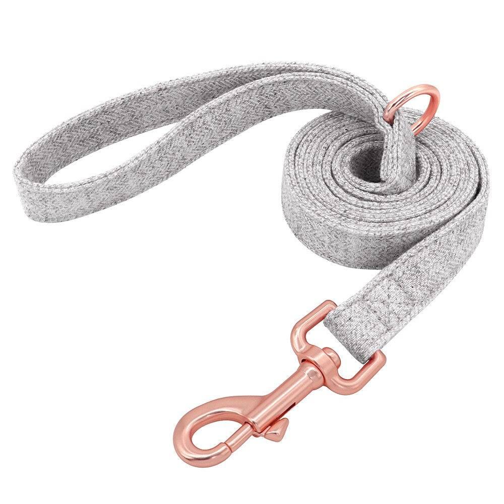 ⭐️Purr. Meow. Woof.⭐️ - Hemp Boutique Dog Lead - LightGray