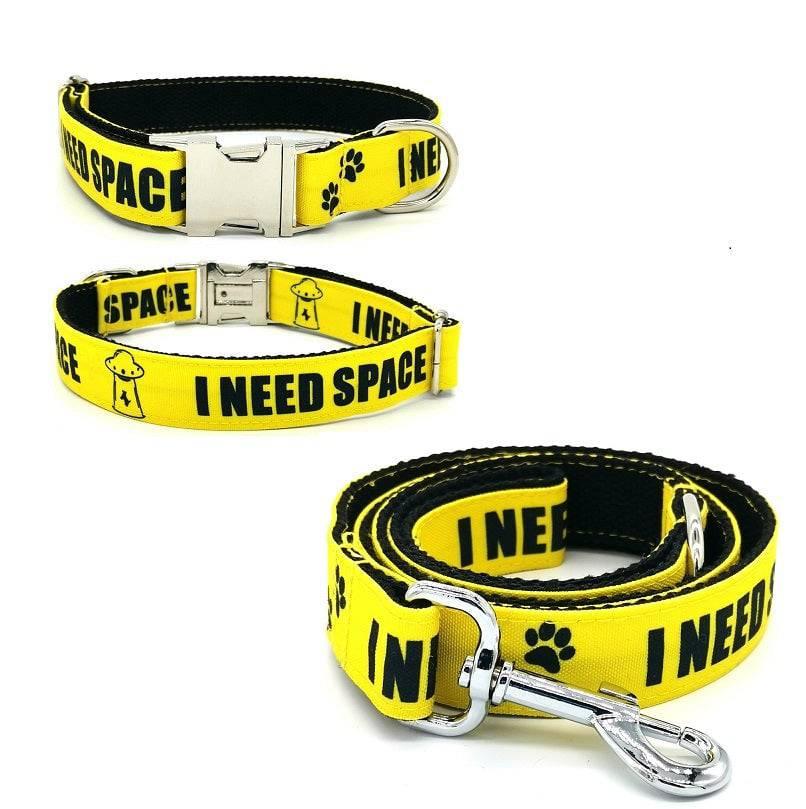 ⭐️Purr. Meow. Woof.⭐️ - I Need Space & Do Not Pet | Dog Collar - I Need Space / XS / Yes!