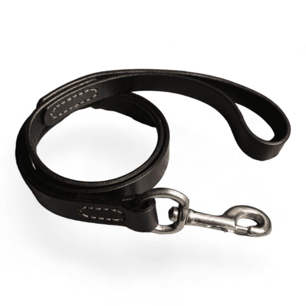 ⭐️Purr. Meow. Woof.⭐️ - Leather Dog Lead - Black / M