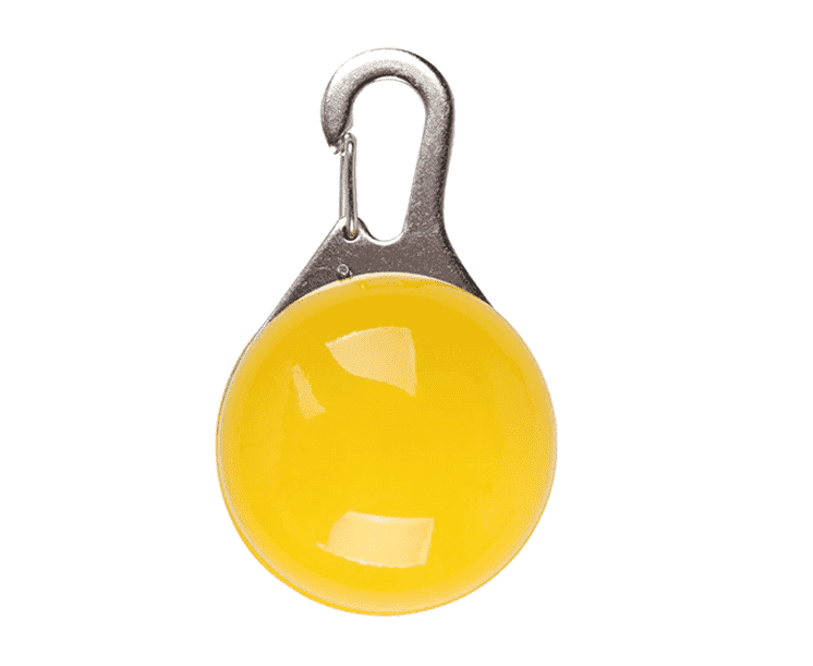 ⭐️Purr. Meow. Woof.⭐️ - LED Dog Collar Light Pendant - Yellow