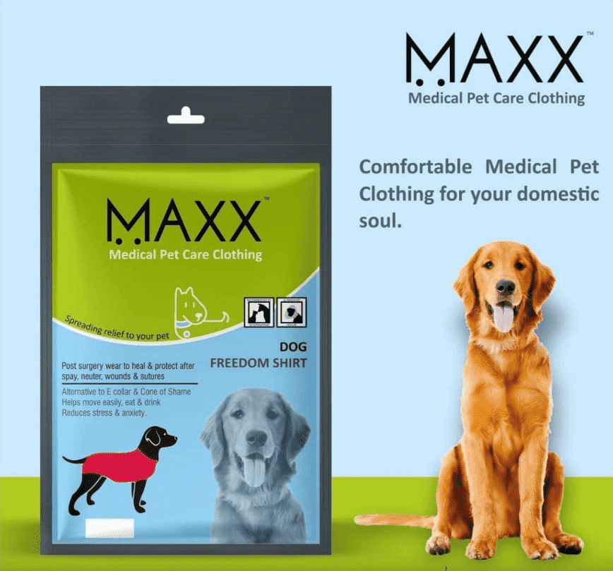 ⭐️Purr. Meow. Woof.⭐️ - MAXX Medical Pet Care Clothing For Dogs - 4XS / Firebrick