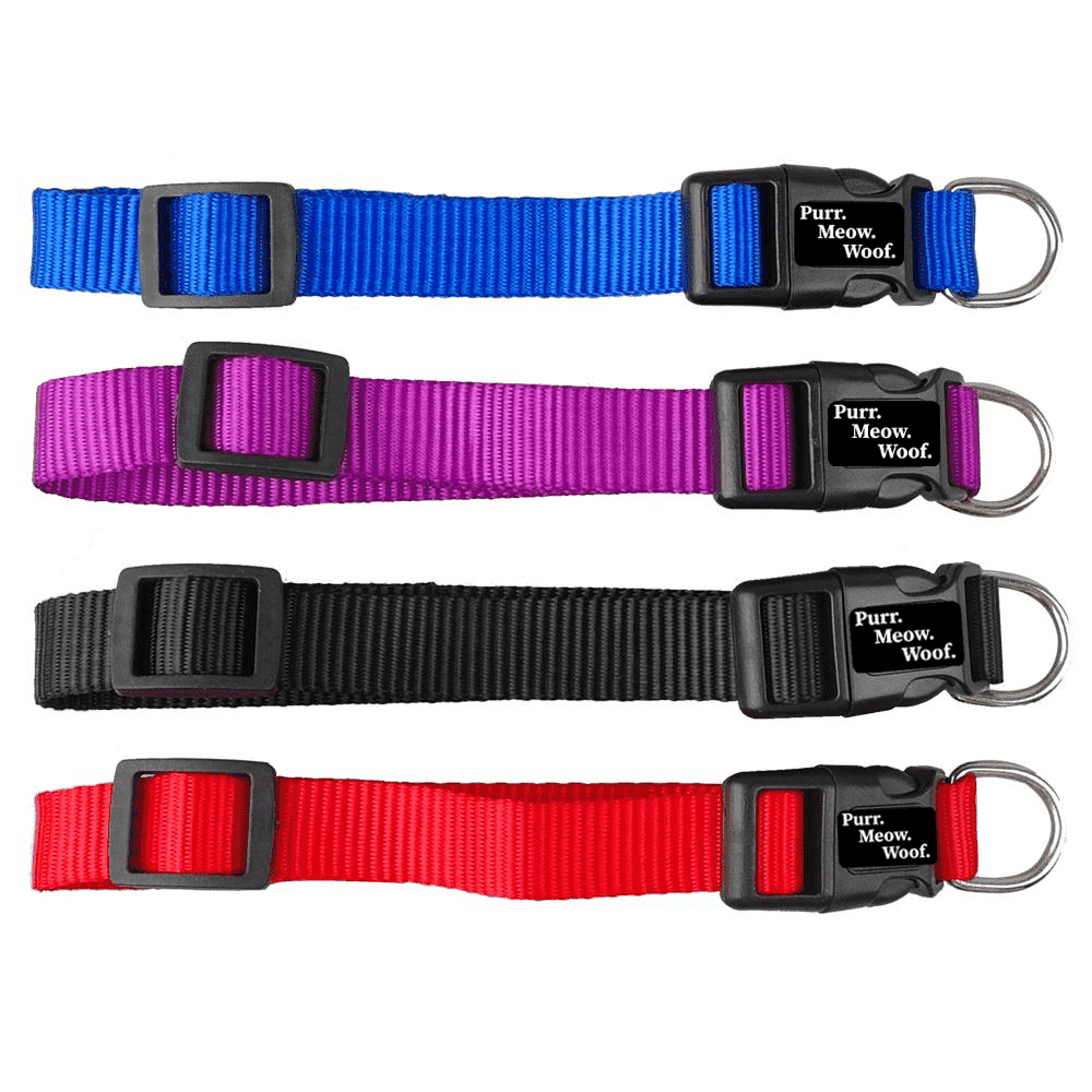 ⭐️Purr. Meow. Woof.⭐️ - PMW Basics Dog Collar - Blue / M