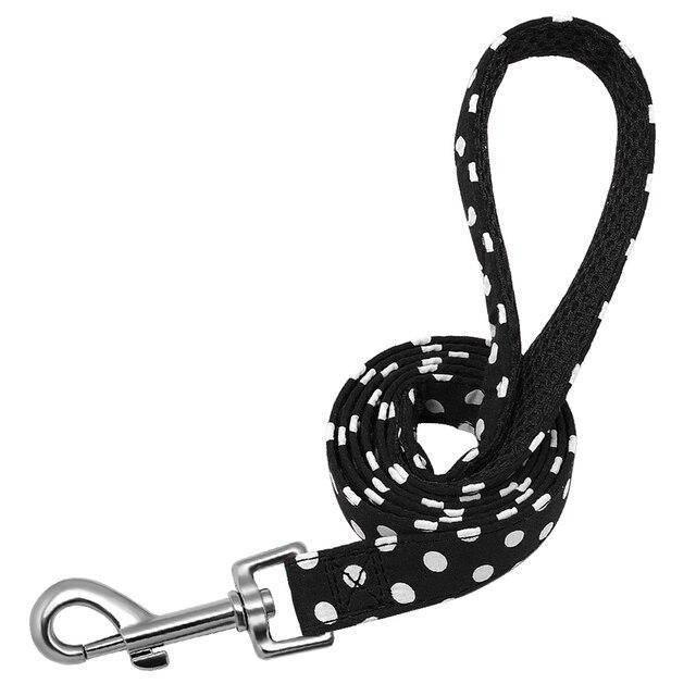 ⭐️Purr. Meow. Woof.⭐️ - Polka Dot Dog Lead - Black