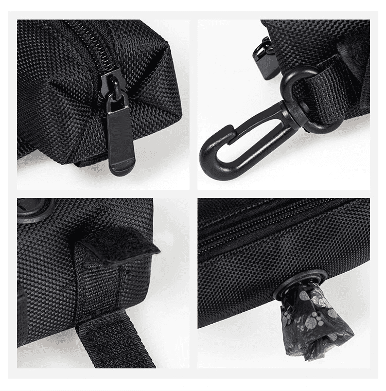 ⭐️Purr. Meow. Woof.⭐️ - Poop Bag Holder - Black / No