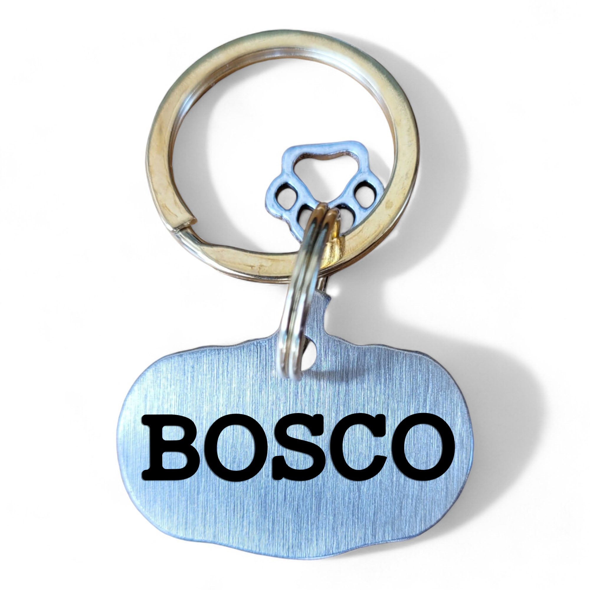 ⭐️Purr. Meow. Woof.⭐️ - Pumpkin | Bespoke Brass | Cat & Dog ID Pet Tag - Nude