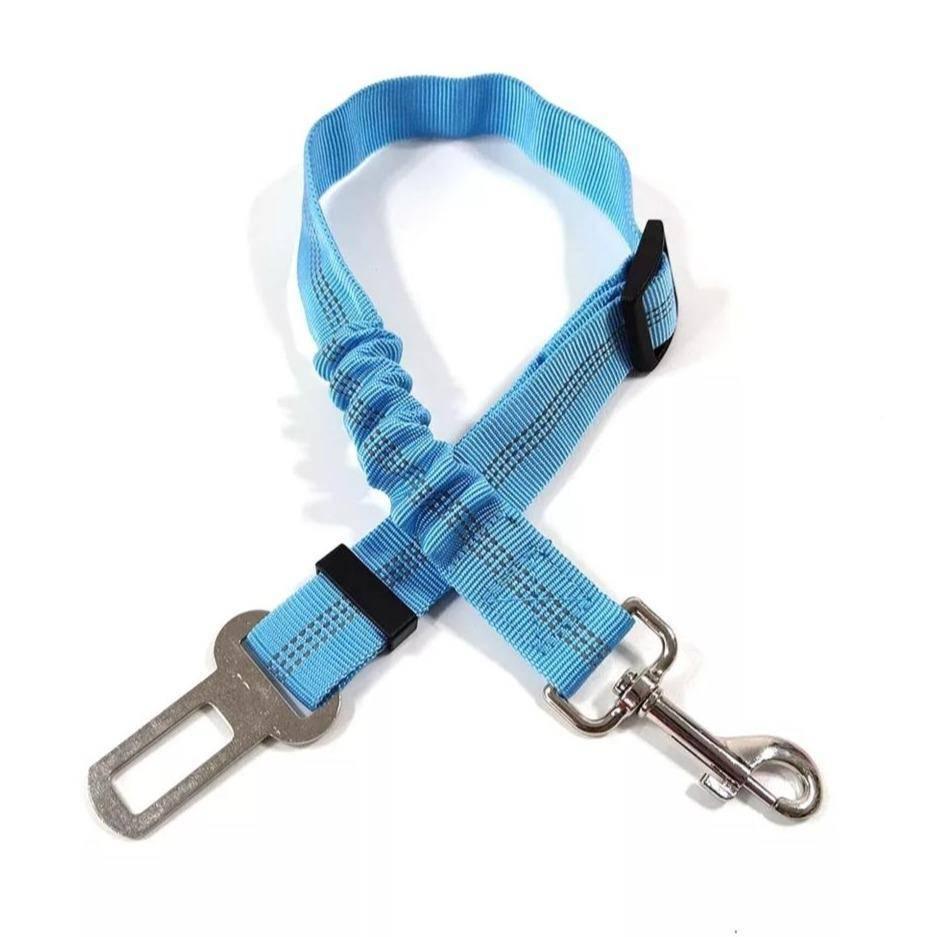 ⭐️Purr. Meow. Woof.⭐️ - Reflective Elastic Dog Car Seat Belt - DeepSkyBlue