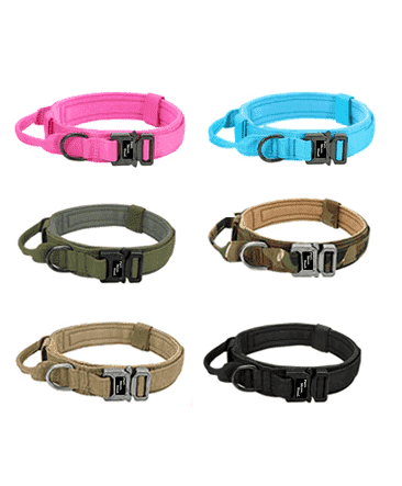 ⭐️Purr. Meow. Woof.⭐️ - Tactical Dog Collar - Khaki / M / No