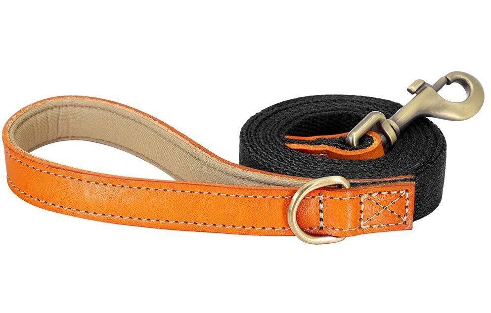 ⭐️Purr. Meow. Woof.⭐️ - Two Tone Executive Dog Lead - Black
